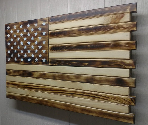 Dual Compartment Small American Flag Gun Concealment Case