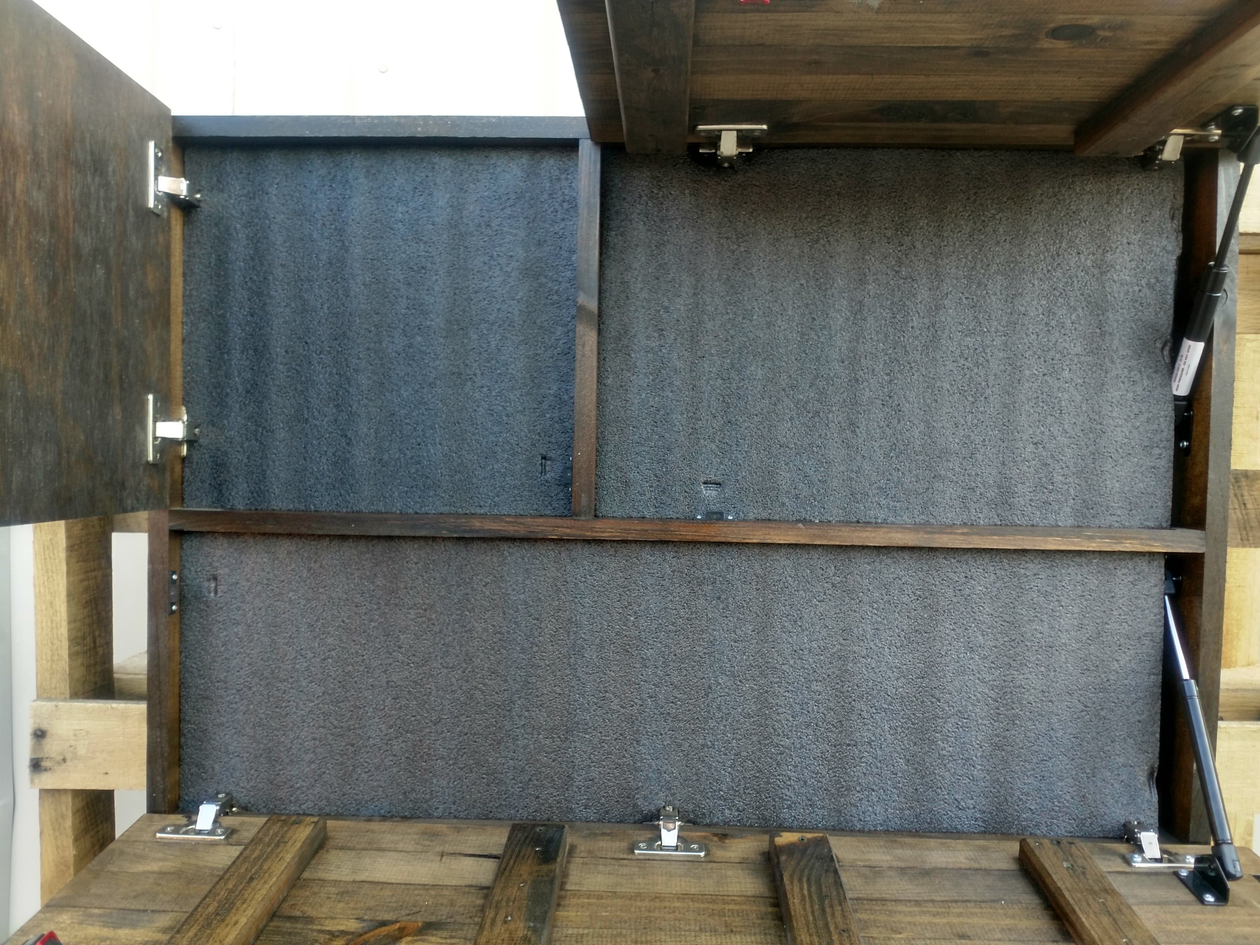 Deluxe 3 Compartment Gun Concealment Case (Traditional American Flag Designs)