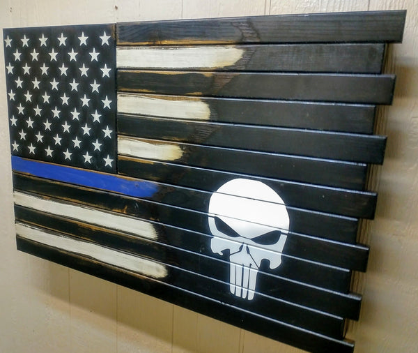 Deluxe 3 Compartment Gun Concealment Case (Hybrid American Flag Designs)
