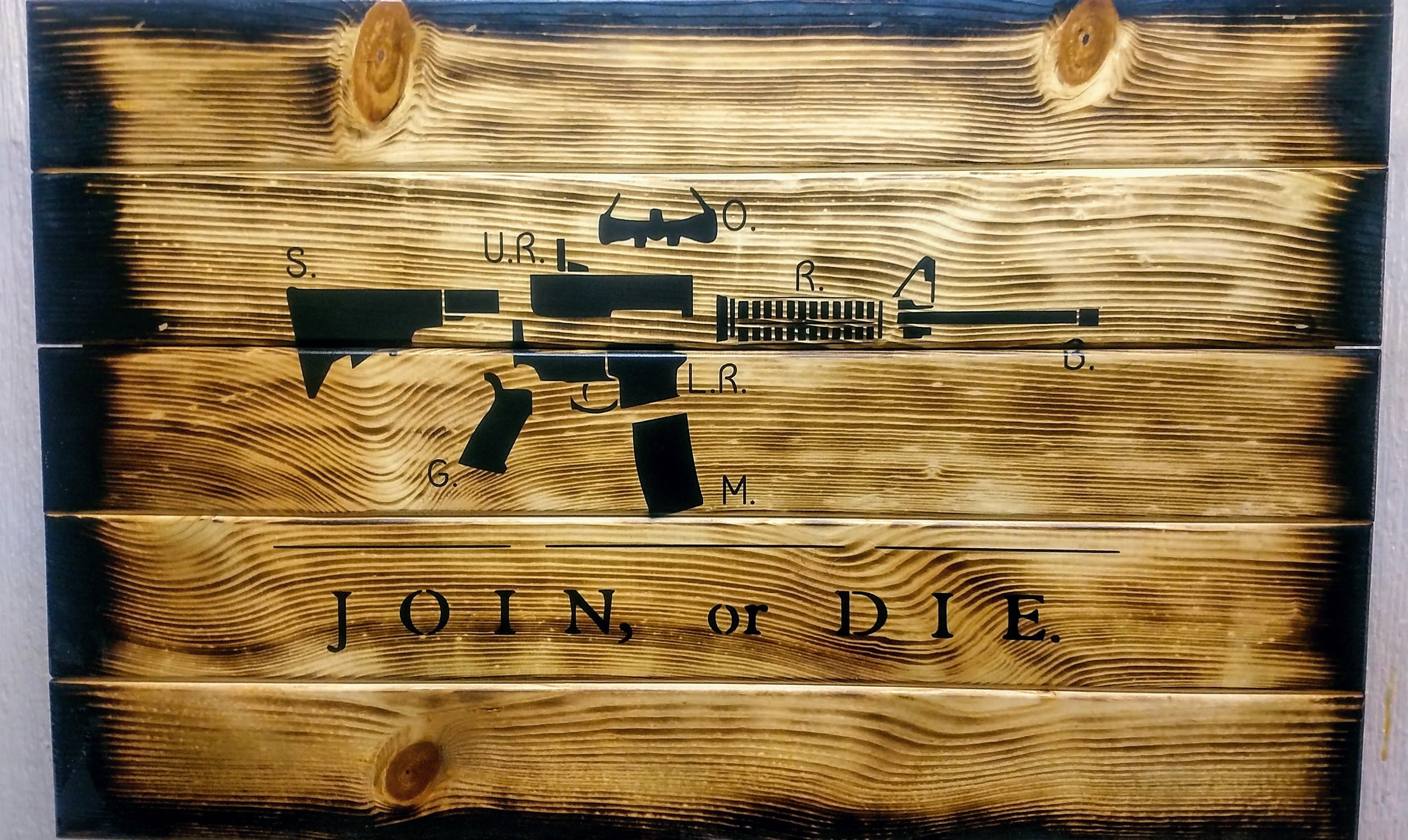 Charred AR-15 