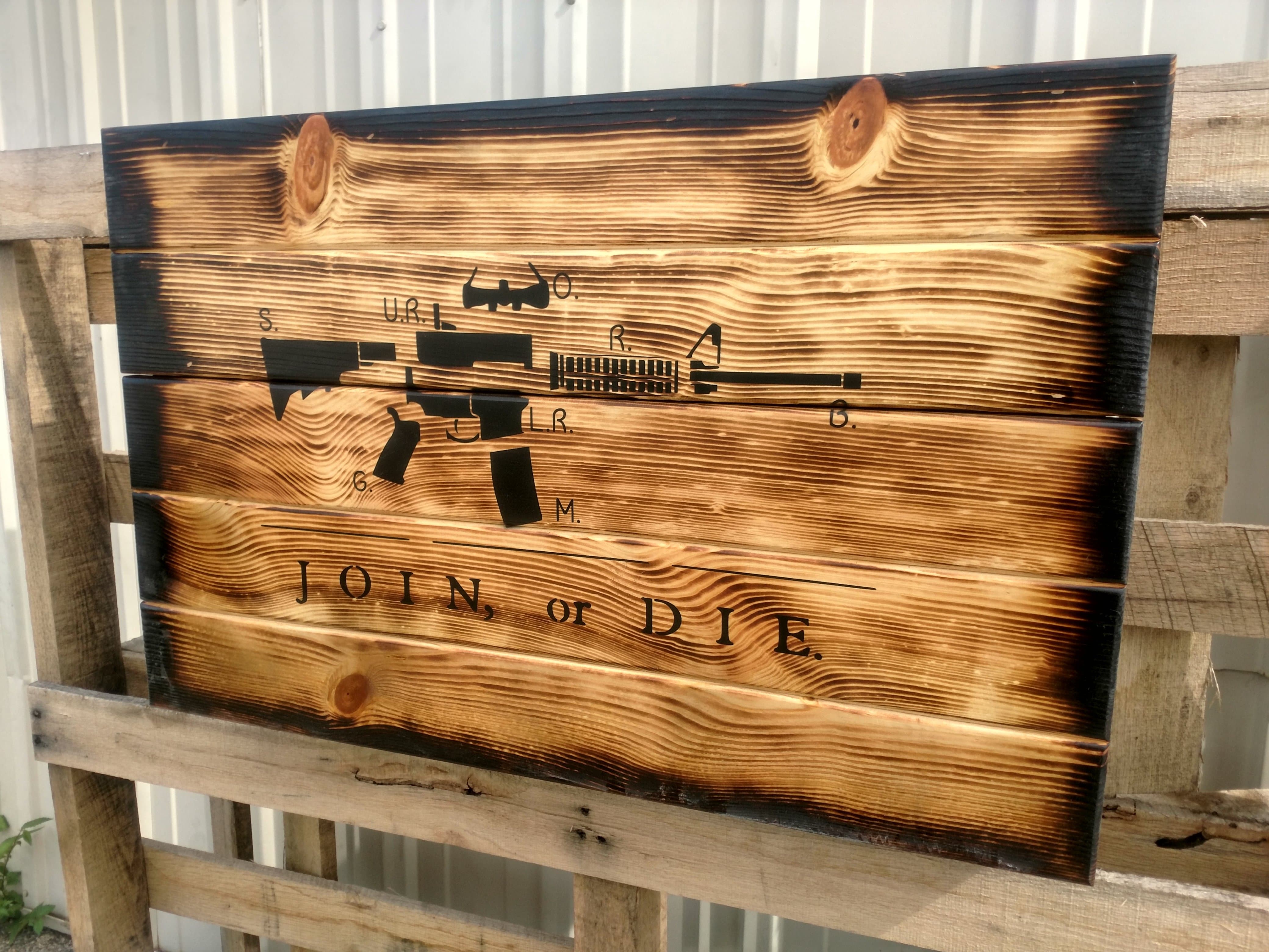 Charred AR-15 