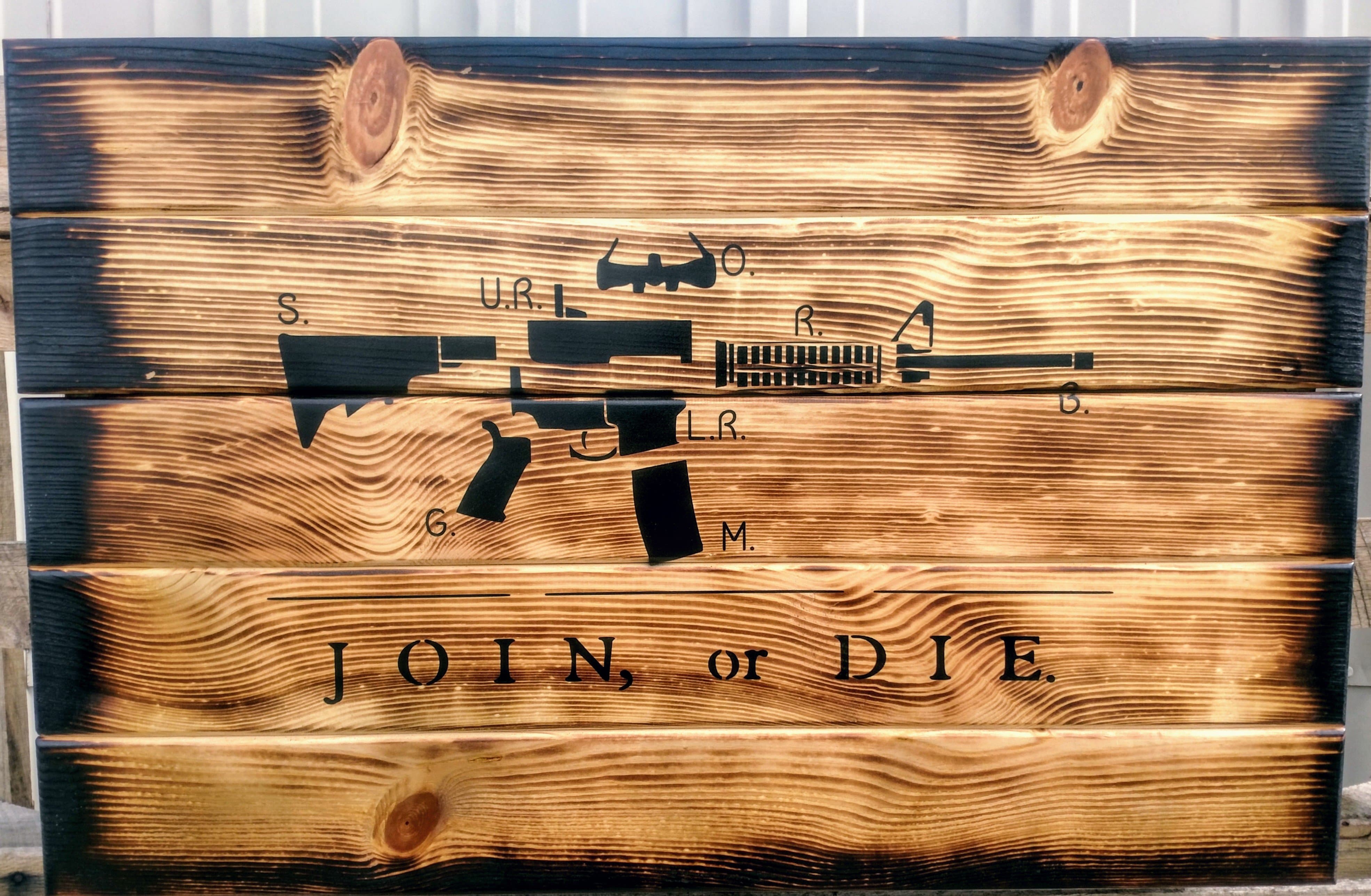 Charred AR-15 