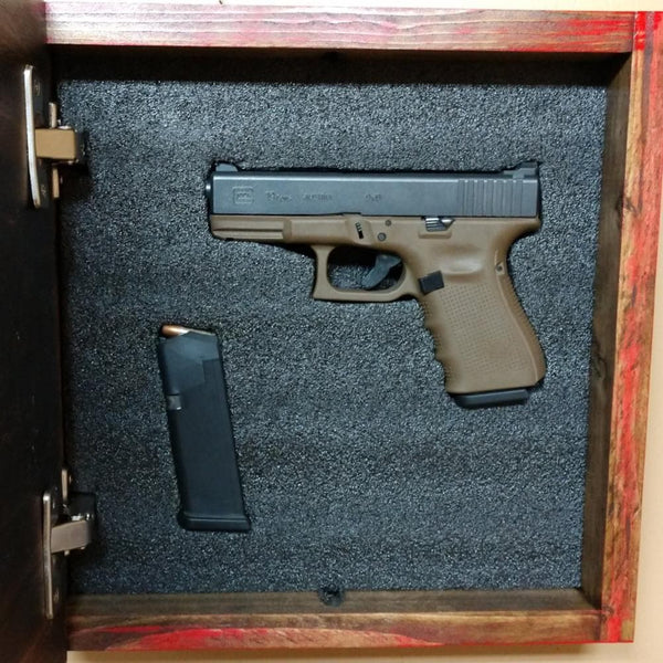 “Faith, Family, Freedom” Mini Concealment Wall Art Box