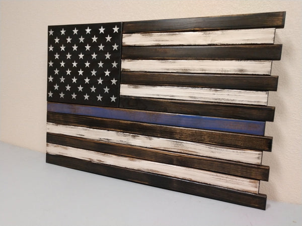 Large American Flag Gun Concealment Case with 2 Compartments