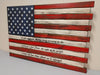 Large American Flag Gun Concealment Case with 2 Compartments