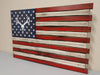 Large American Flag Gun Concealment Case with 2 Compartments