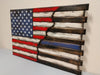 Premium 2 Compartment Gun Case - Half Flag & Half Logo Designs