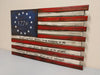 Large American Flag Gun Concealment Case with 2 Compartments
