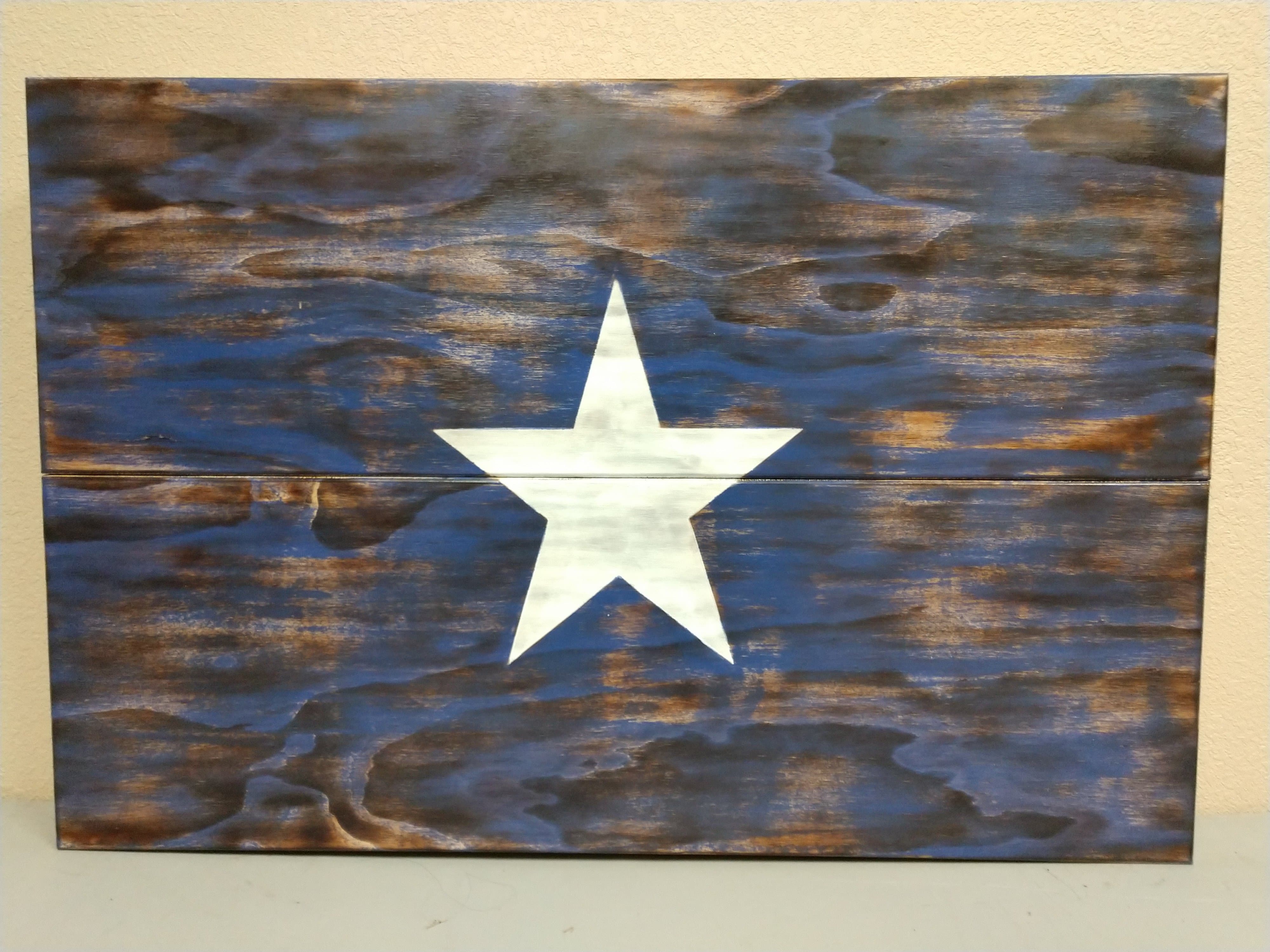 Large Wooden State Flag & Special Design Gun Case
