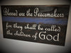 Mini “Blessed are the Peacemakers” Concealment Wall Art