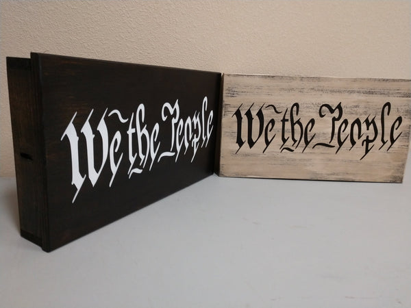 Mini WE THE PEOPLE Mini Gun Storage Sign