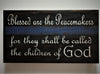 Mini “Blessed are the Peacemakers” Concealment Wall Art