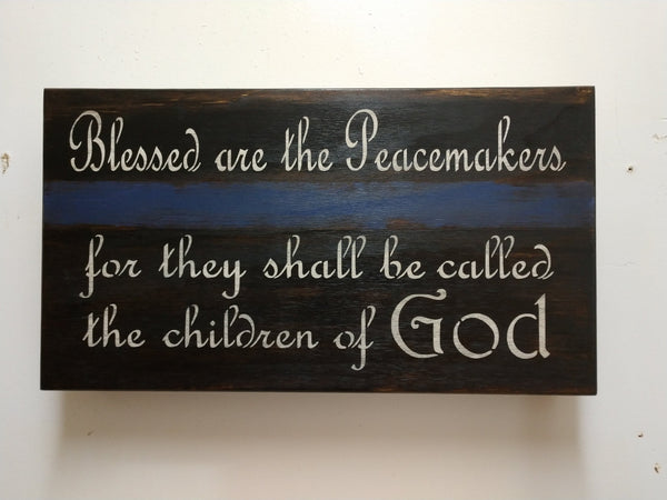 Mini “Blessed are the Peacemakers” Concealment Wall Art