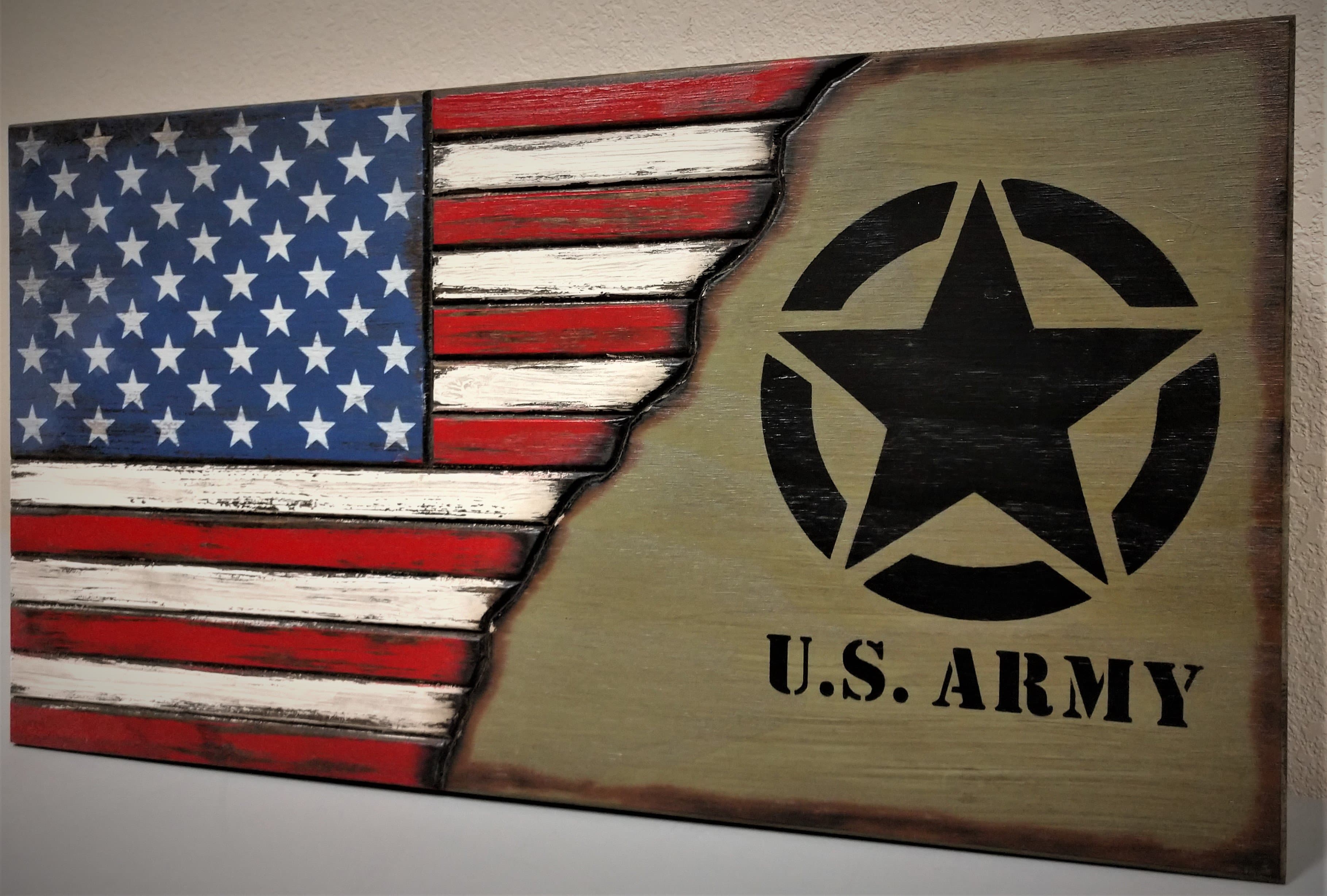 Mini American Flag Gun Concealment Case w/ Hybrid Design
