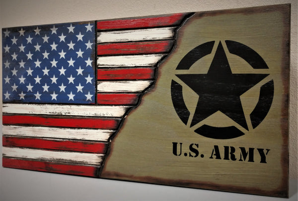Mini American Flag Gun Concealment Case w/ Hybrid Design