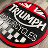 Triumph Motorcycles - Layered Wood Sign