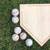 Full Size (17" x 17") Home Plate Cutting Board With Trough