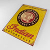 Indian Motorcycle 'Since 1901' - Tin Metal Sign For the Gear Head Sign Box Co.