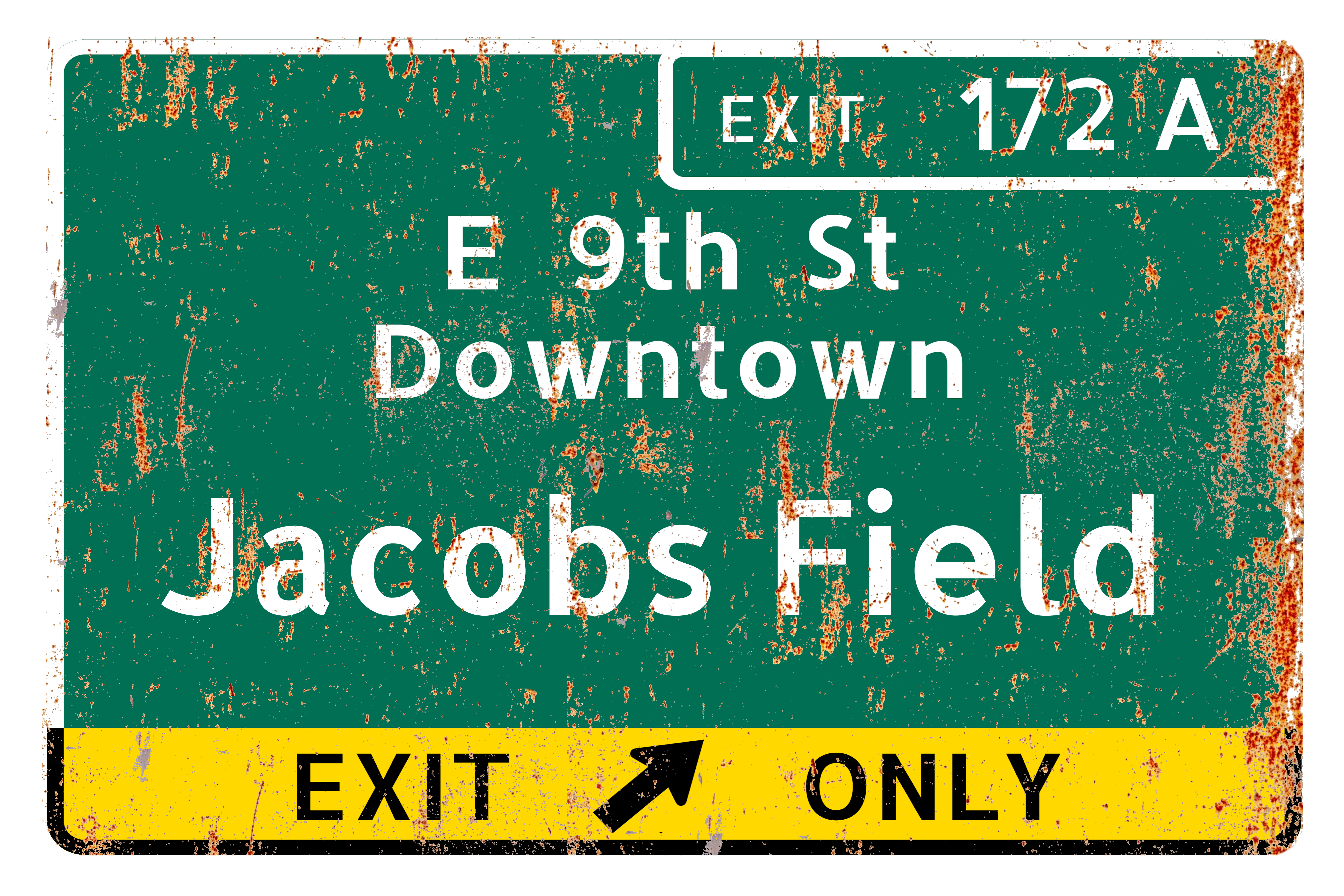 Jacob's Field – Classic Stadium Metal Sign