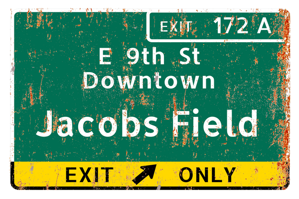 Jacob's Field – Classic Stadium Metal Sign
