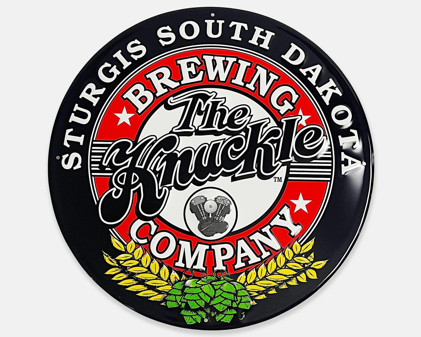 The Knuckle Brewing Company - Tin Metal Sign