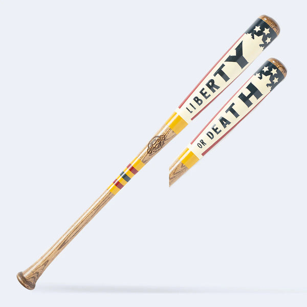 "Liberty or Death"  - Baseball Art Bat