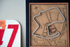 Laguna Seca Raceway - 3D Wood Track Map For the Gear Head Karta Trek