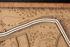 Laguna Seca Raceway - 3D Wood Track Map For the Gear Head Karta Trek