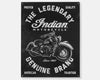 Legendary Indian Motorcycle - Tin Metal Sign For the Gear Head Sign Box Co.