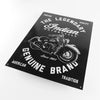 Legendary Indian Motorcycle - Tin Metal Sign For the Gear Head Sign Box Co.