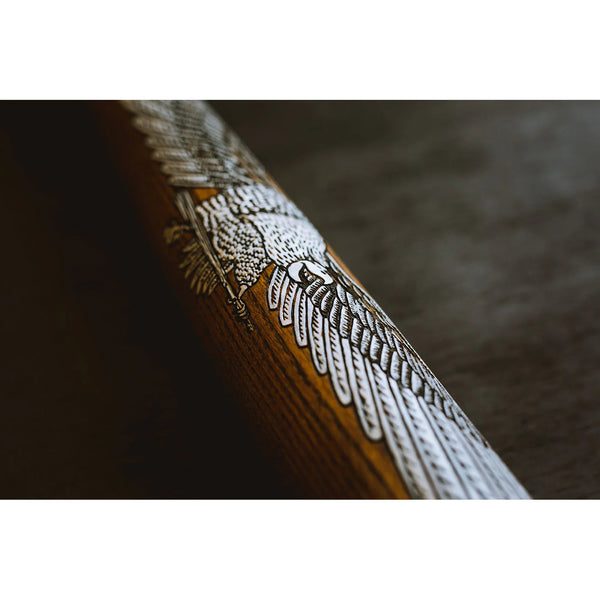 "Land of the Free"  - Baseball Art Bat