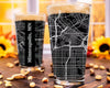 City Map Pint Glass - Top 50 US Cities