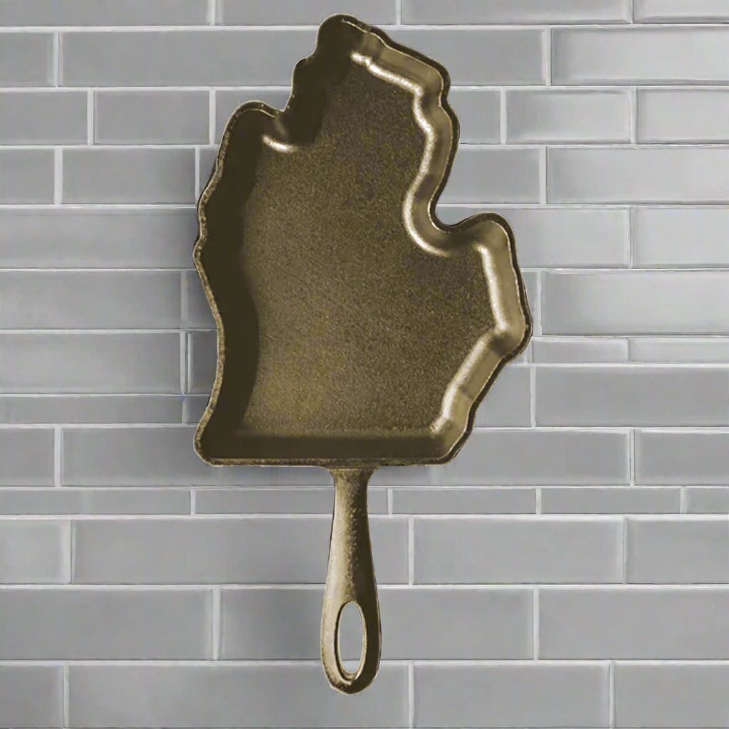 Cast Iron Skillet - Michigan Edition