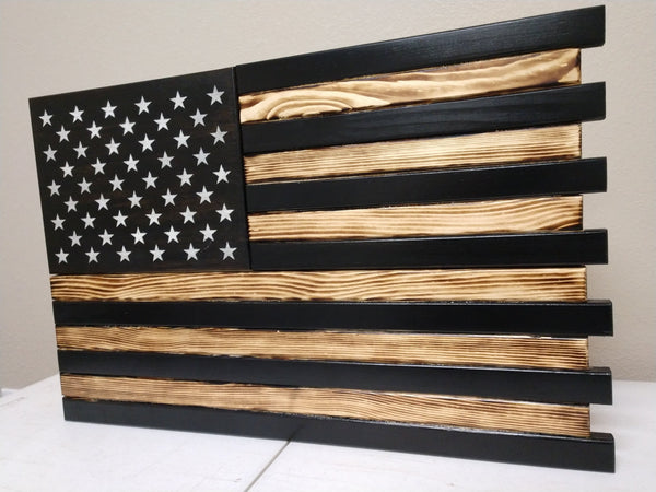 Dual Compartment Small American Flag Gun Concealment Case