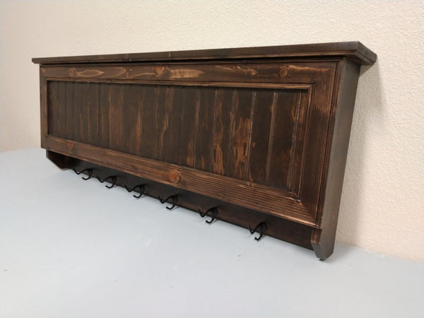 Large Coat Rack with Hidden Storage - Freedom Series