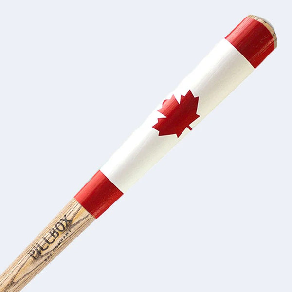 "Maple Leaf" - Baseball Art Bat