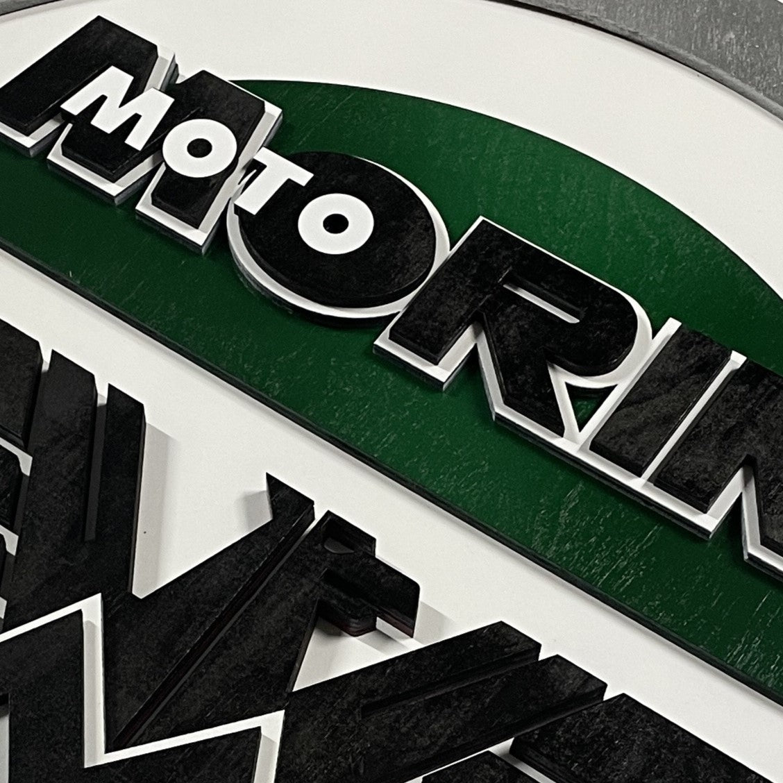 Moto Morini Motorcycles - Layered Wood Sign