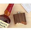Mountain Range - Wooden Hip Flask For the Bar Autumn Woods