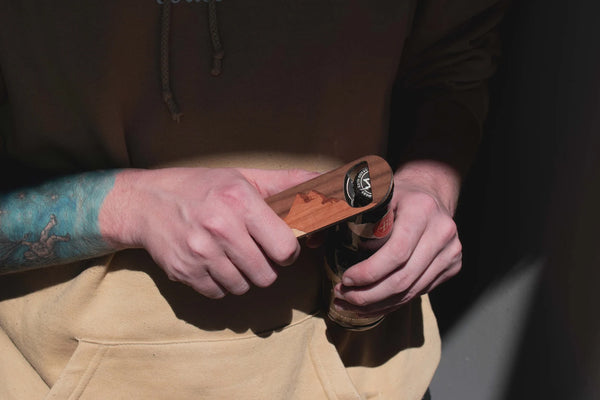 Mountain Range - Wooden Bottle Opener For the Bar Autumn Woods