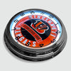 Cincinnati Bengals - Metal White Neon Clock For the Sports Lover Sign Box Co.