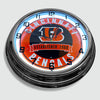 Cincinnati Bengals - Metal White Neon Clock For the Sports Lover Sign Box Co.