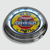Genuine Chevrolet Parts - Metal White Neon Clock For the Gear Head Sign Box Co.