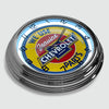 Genuine Chevrolet Parts - Metal White Neon Clock For the Gear Head Sign Box Co.