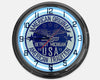 Chevrolet 'American Original' - Metal White Neon Clock For the Gear Head Sign Box Co.