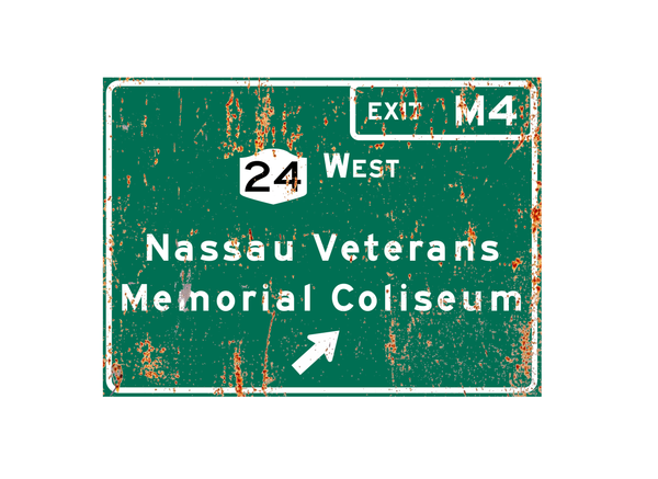Nassau Coliseum – Classic Stadium Metal Sign