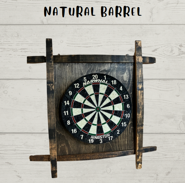 Bourbon Barrel Stave Dart Board