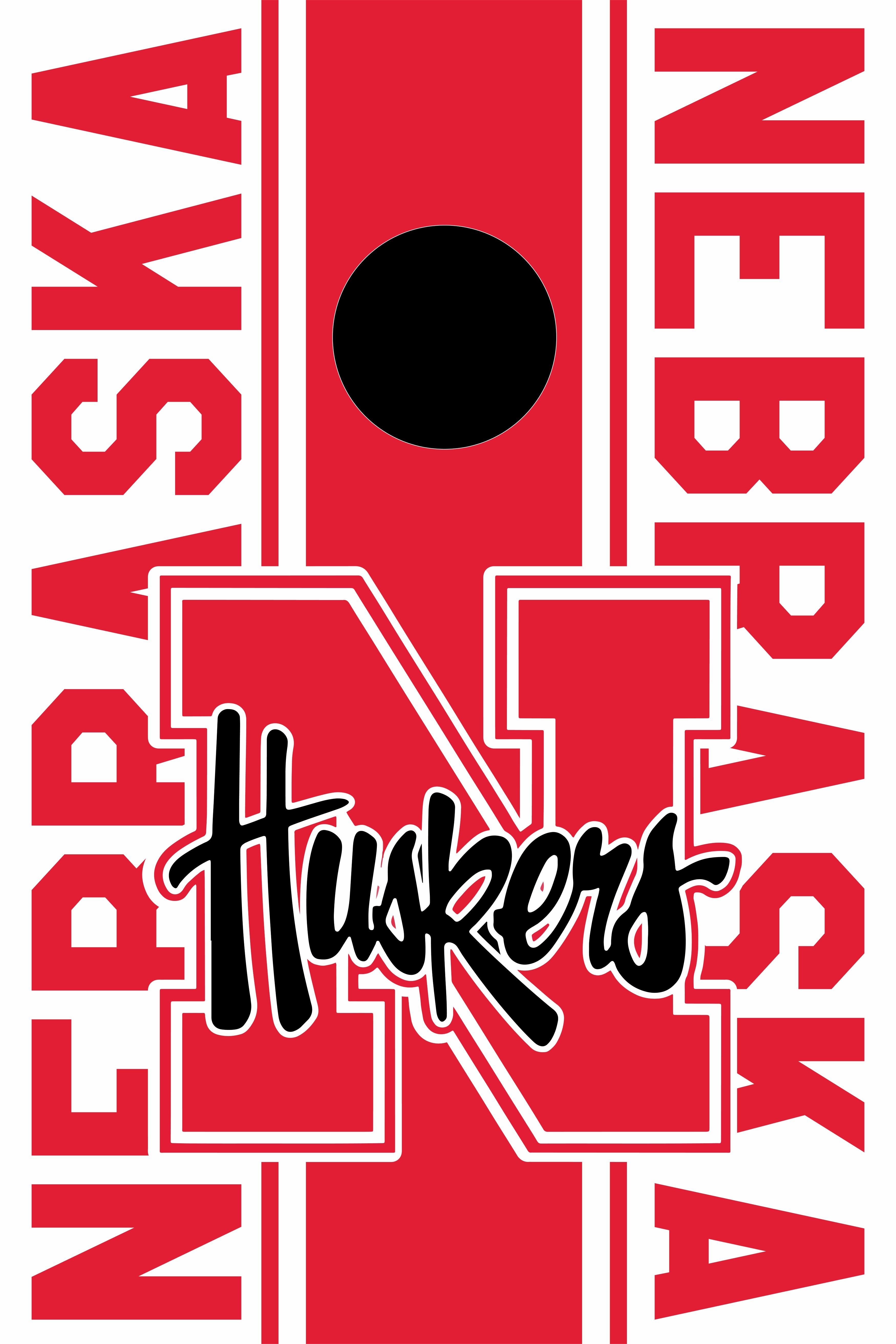 Cornhole Boards - University of Nebraska For the Player Moseye Pong