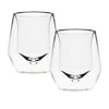 Nesh Whiskey Chiller and Double Wall Glass Tumbler Set
