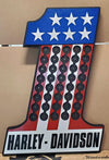 Harley-Davidson 'Number One' - Poker Chip Display For the Gear Head From the Mind