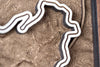 Nürburgring - Formula 1 - 3D Wood Track Map For the Gear Head Karta Trek
